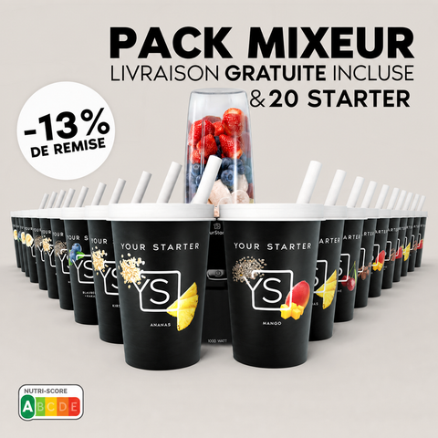 Pack Mixeur YourStarter avec 20 Starter