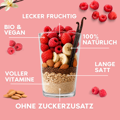Starter  –  Himbeere Vanille (Extra Protein)