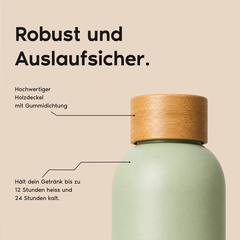 Premium Edelstahl Trinkflasche